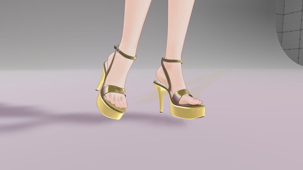 【VRC想定】 High-heels 九式(8アバター対応)