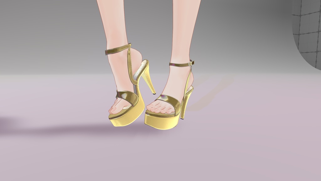 【VRC想定】 High-heels 九式(8アバター対応)