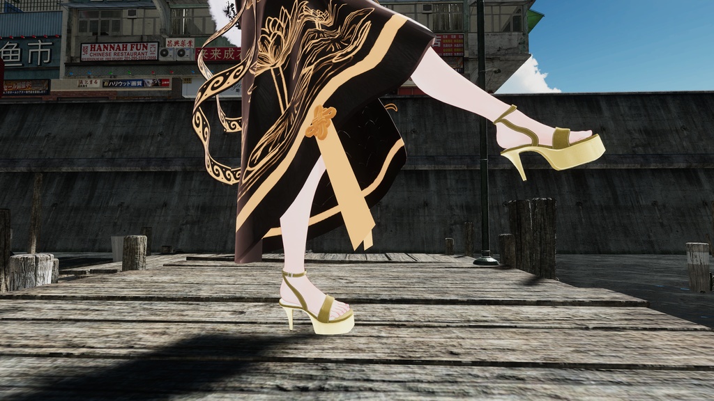 【VRC想定】 High-heels 九式(8アバター対応)