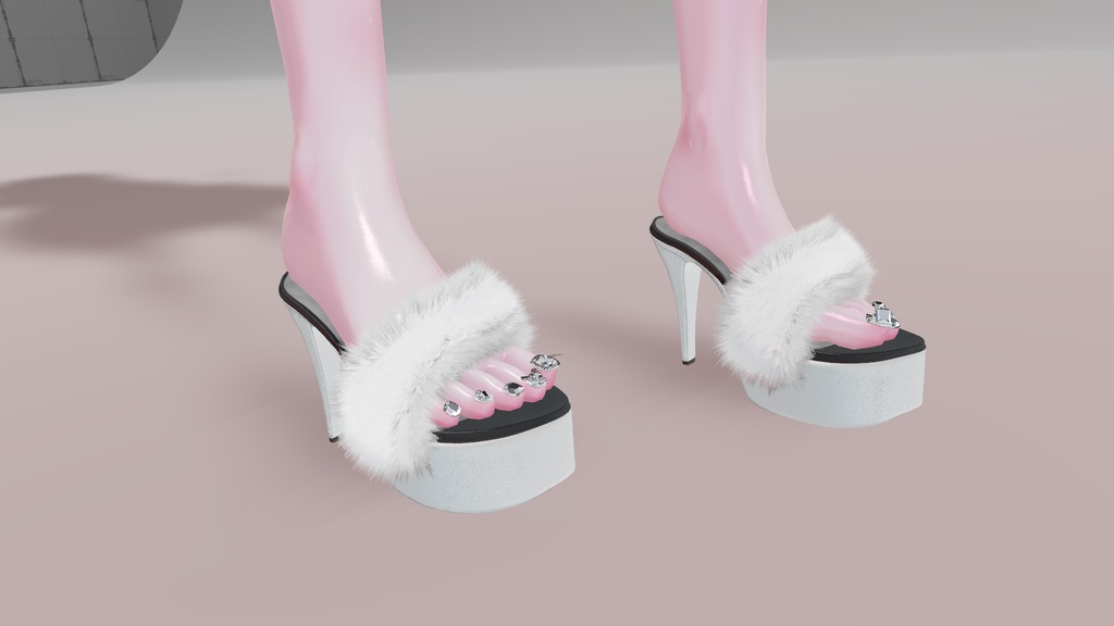 【VRC想定】 High-heels 九式(8アバター対応)