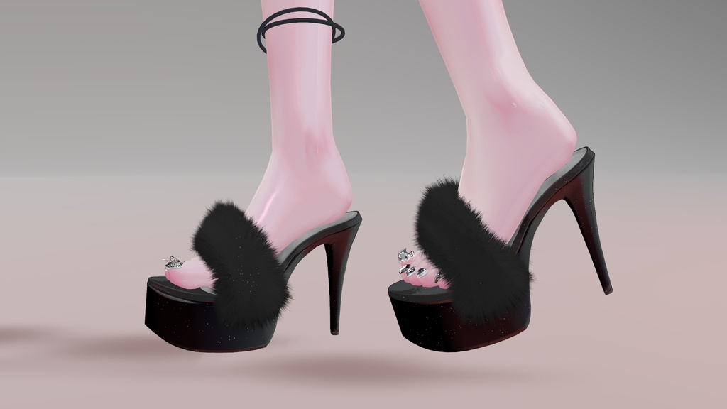 【VRC想定】 High-heels 九式(8アバター対応)