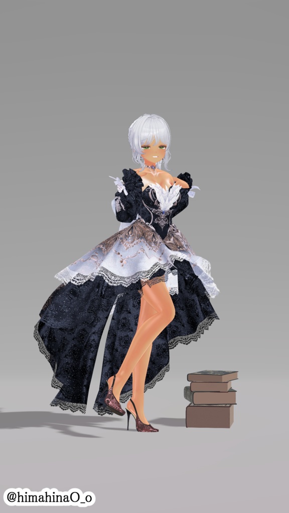 【VRC想定】限界突破ハイヒール 「Vanessa high heels」9アバター対応