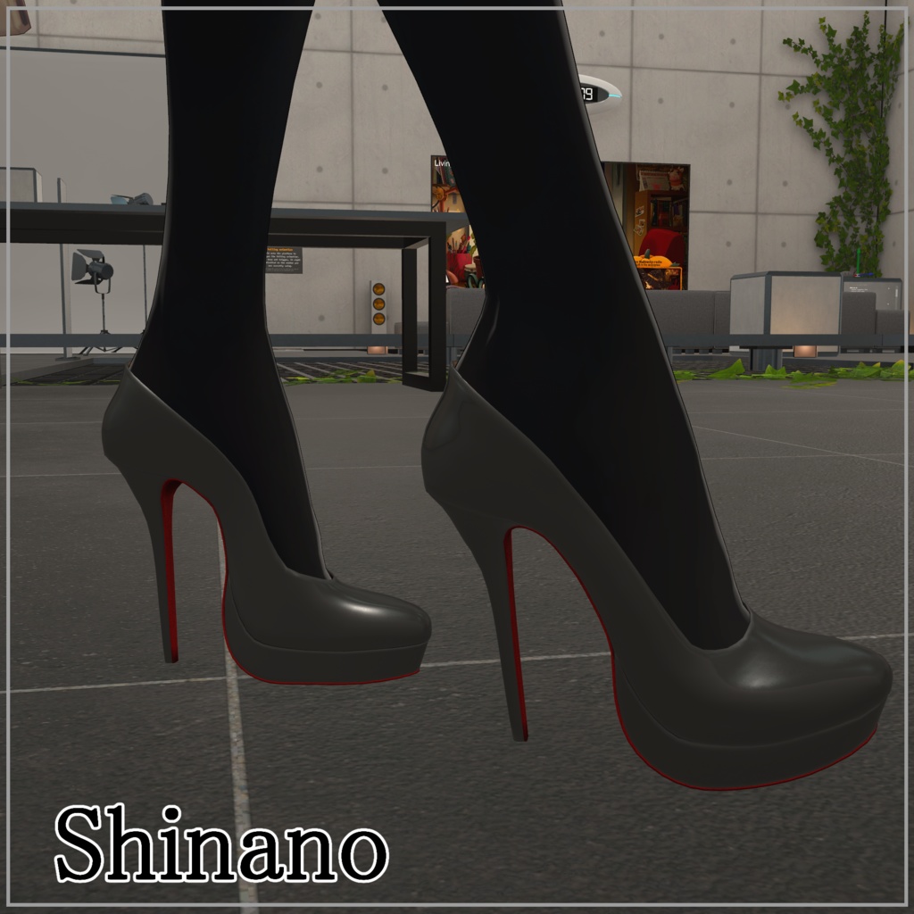 【VRC想定】限界突破ハイヒール「Classic Bunny Step」複数アバター対応