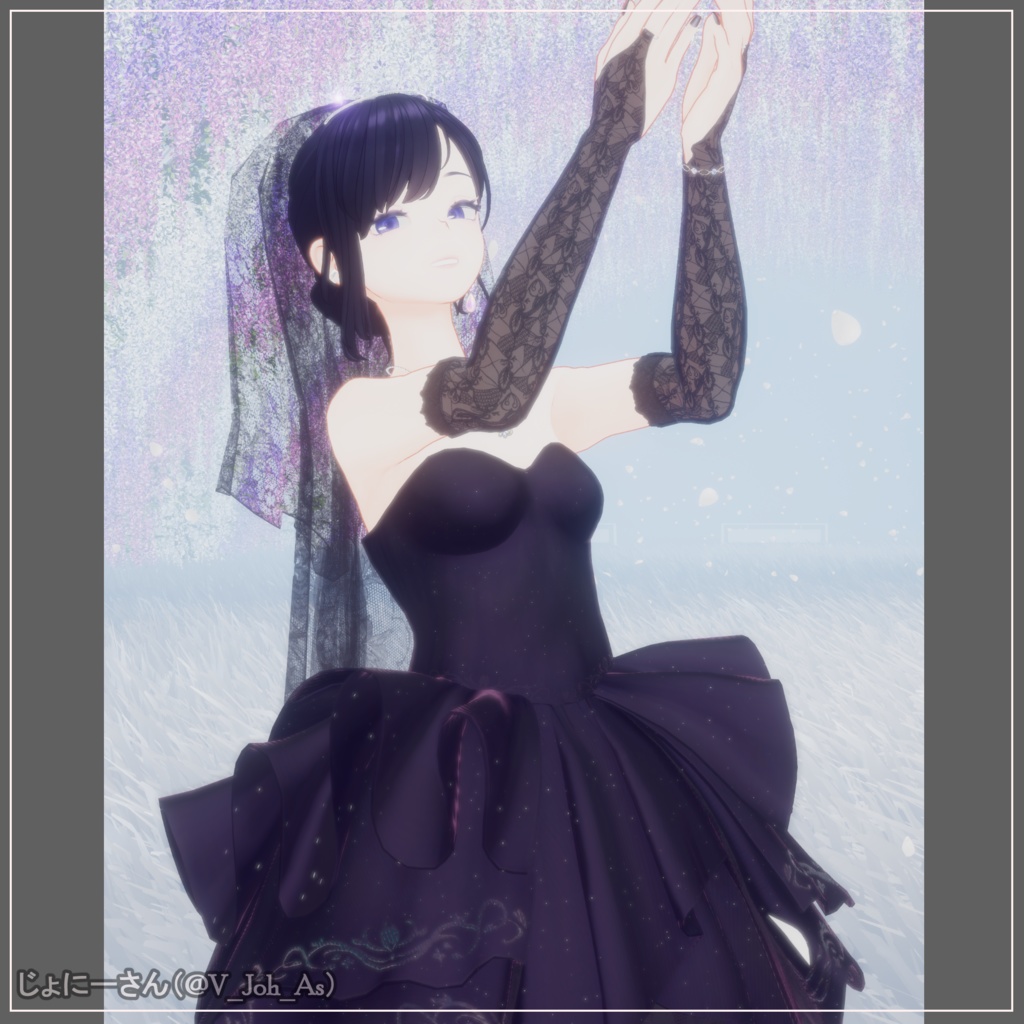 【VRC対応】fingerless gloves