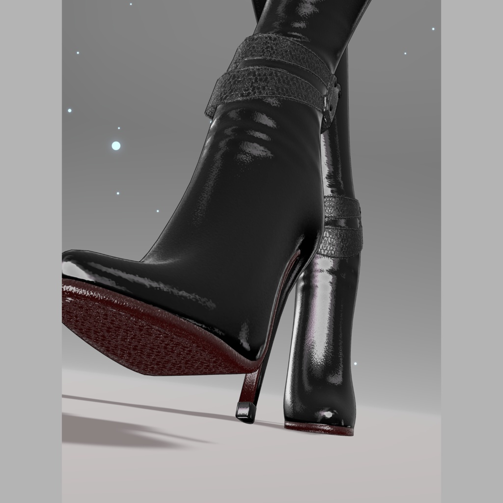 High heel boots 十二式 【複数アバター対応】