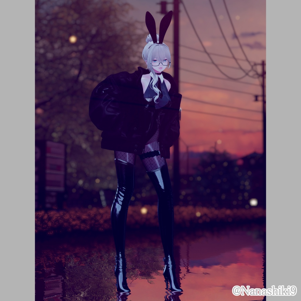 High heel boots 十二式 【複数アバター対応】