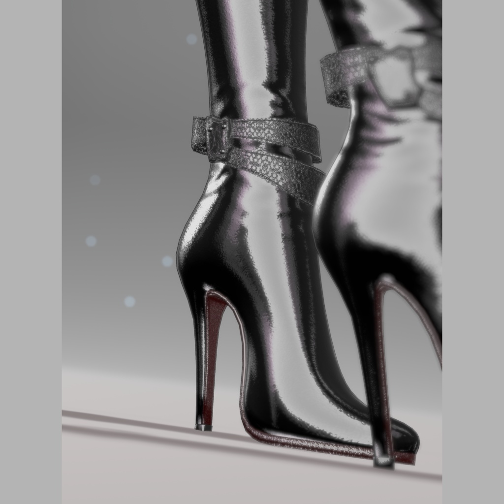 High heel boots 十二式 【複数アバター対応】