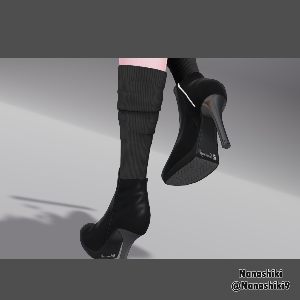High heel boots 十三式 【複数アバター対応】