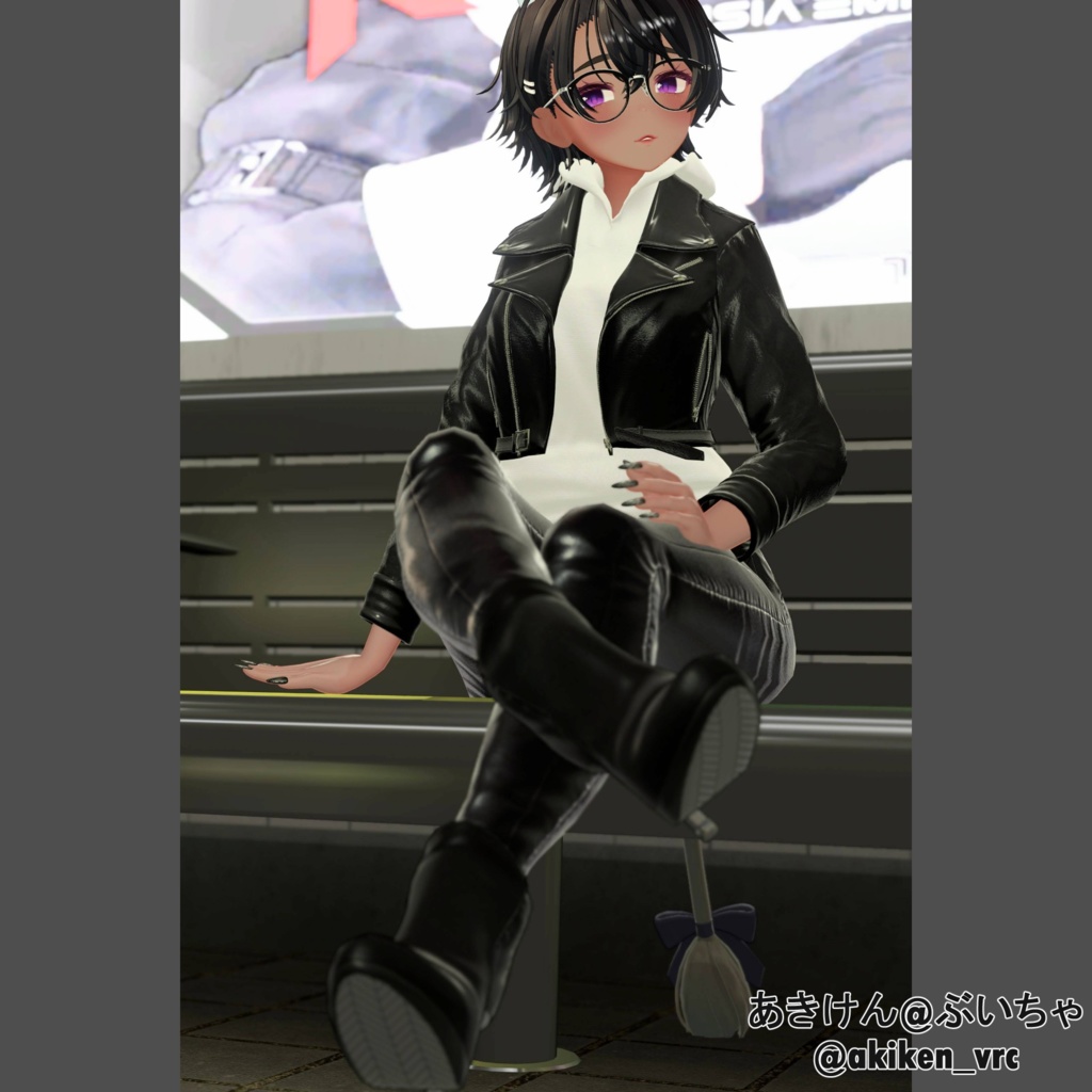 High heel boots 十三式 【複数アバター対応】