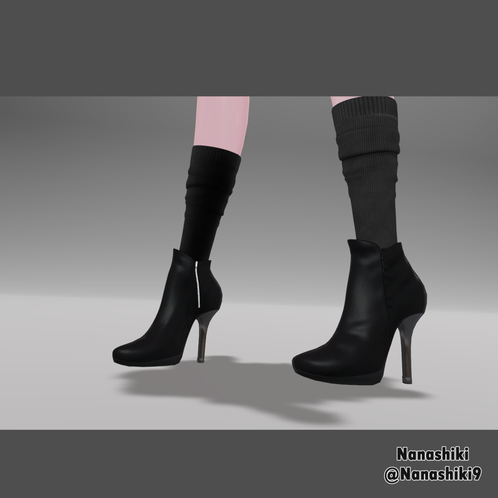 High heel boots 十三式 【複数アバター対応】