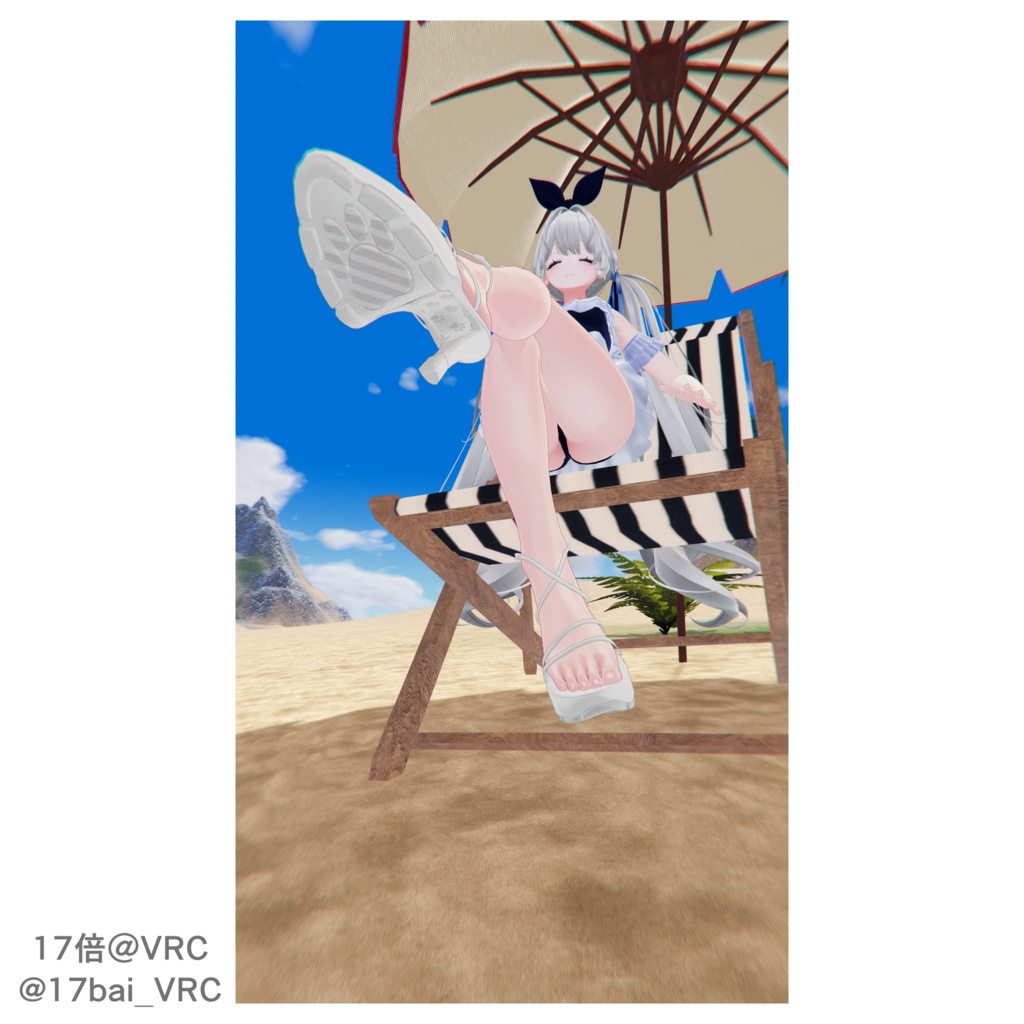 High heel sandals 十四式 【複数アバター対応】