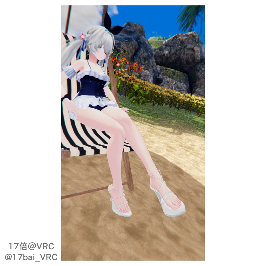 High heel sandals 十四式 【複数アバター対応】