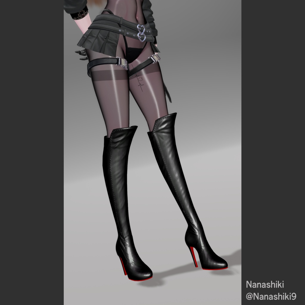 High heels boots 十五式「複数アバター対応」