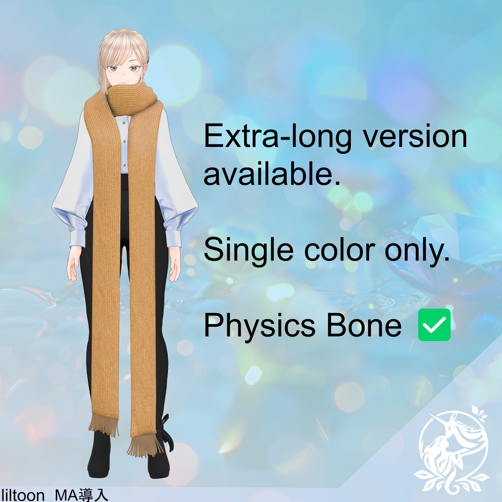 Fluctua専用 マフラー&みみもふもふ