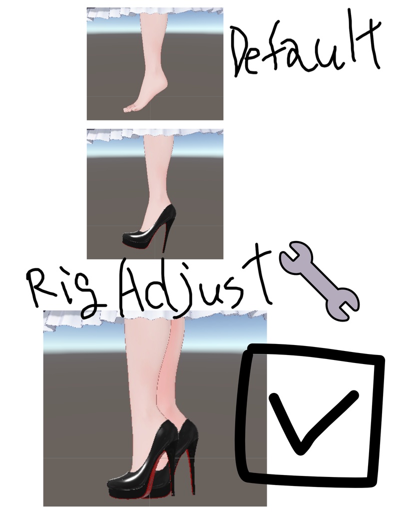 High heels 十八式【19アバター対応中】