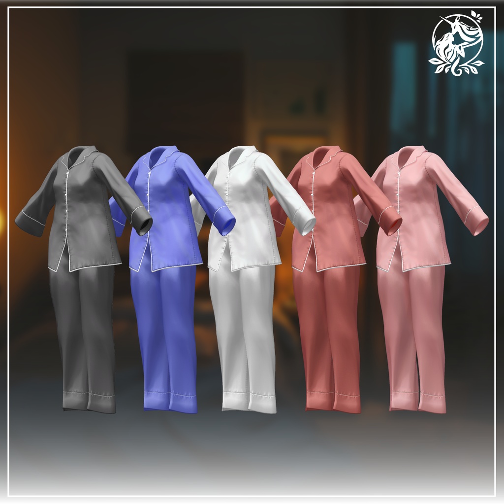 シルクパジャマ 【複数アバター対応】