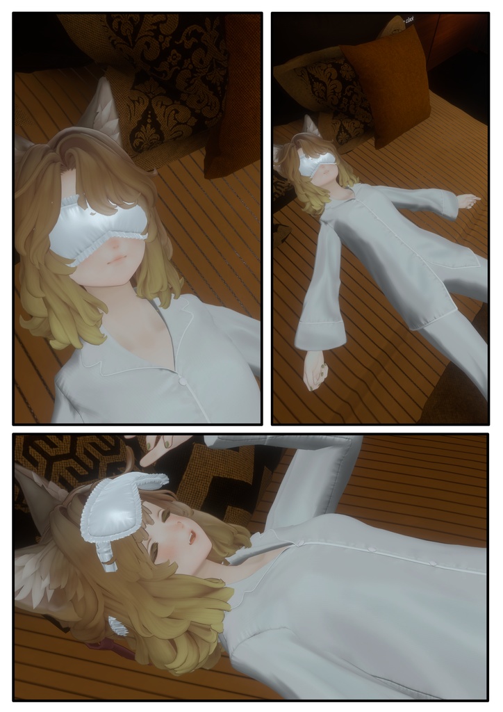 シルクパジャマ 【複数アバター対応】