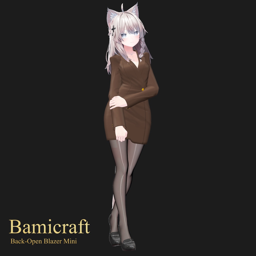 Back-Open Blazer Mini(複数アバター対応)