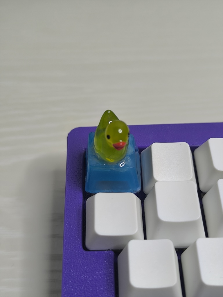 水遊びひよこキーキャップ
