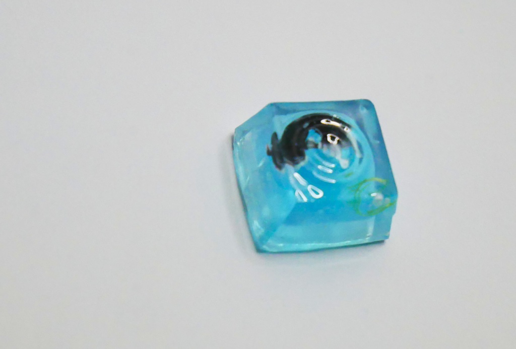 アクアリウムキーキャップ - 泳ぐ金魚