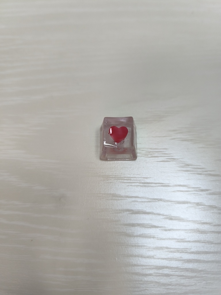 潤いハートクリアバージョン キーキャップ