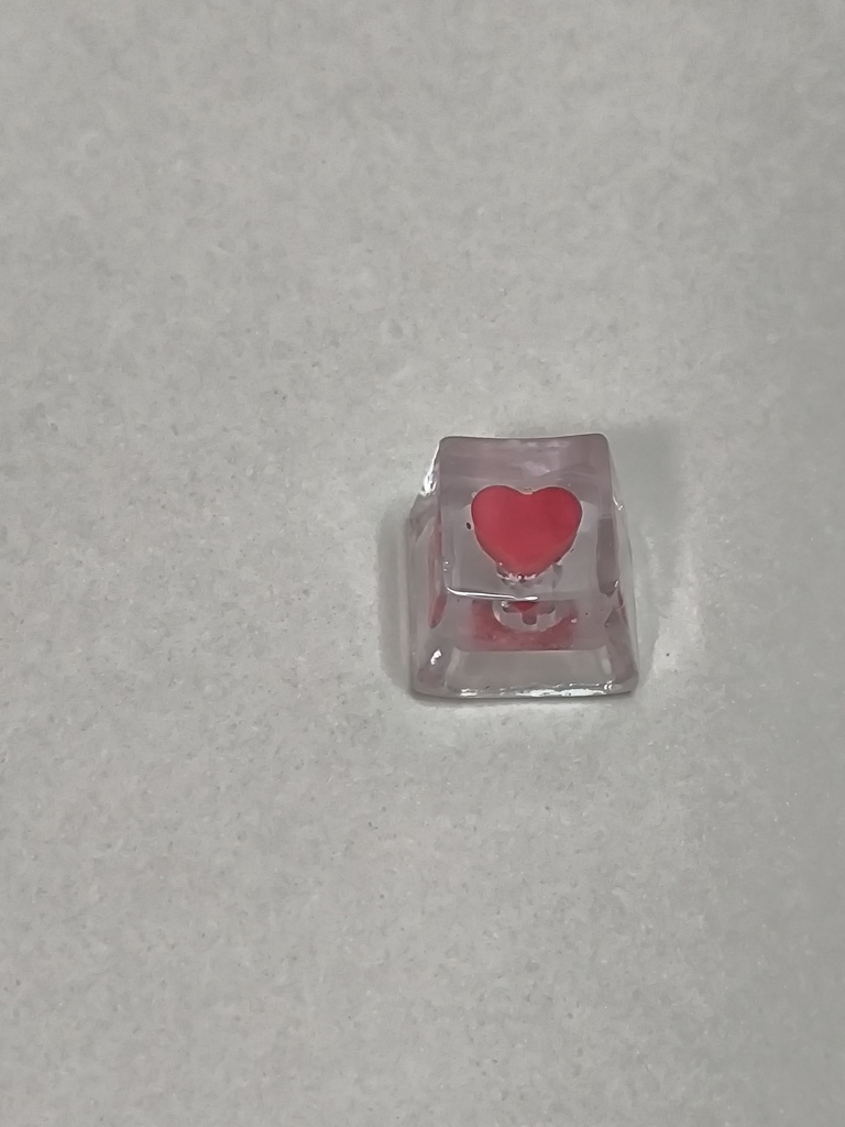 潤いハートクリアバージョン キーキャップ
