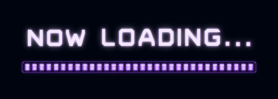 【動画・配信素材】NOW LOADING|ネオン6色・透過MOV+MP4