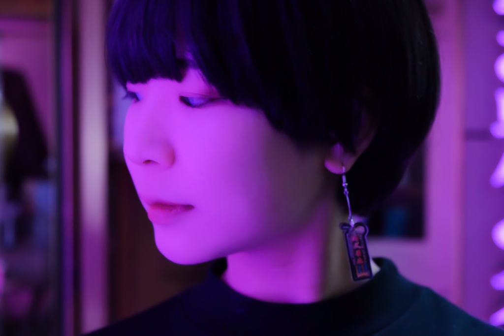 港式餐廳 ネオンサイン ピアス/イヤリング