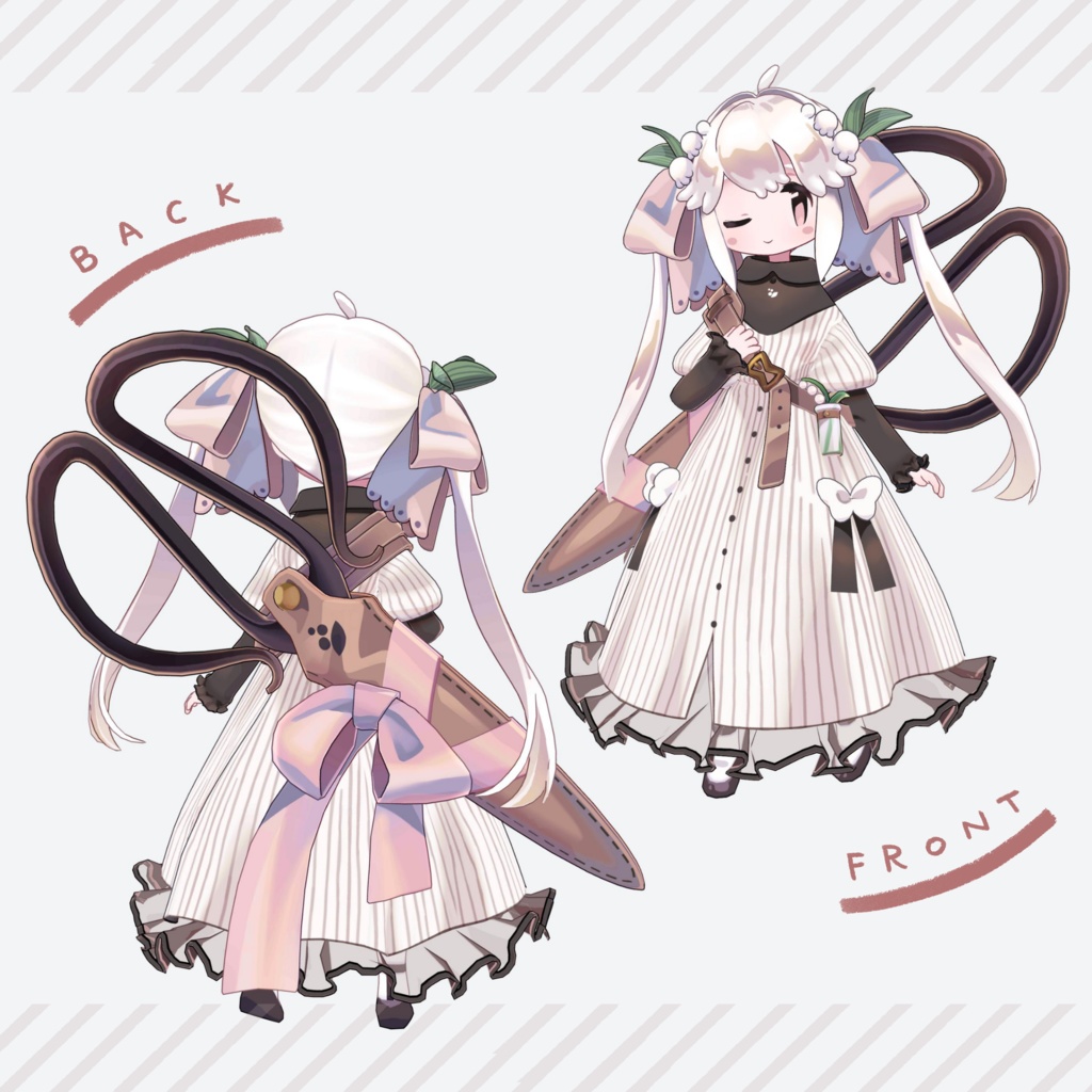 すずはな Suzuhana / オリジナル3Dモデル