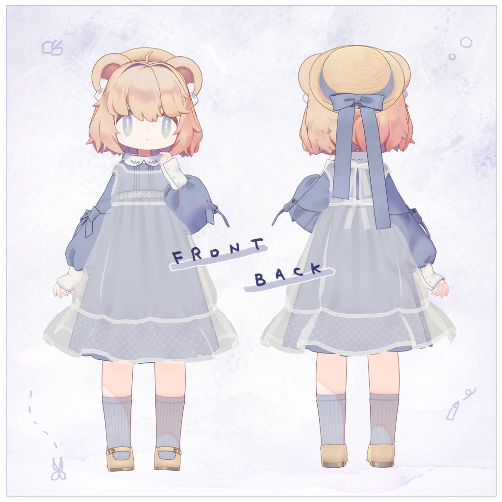 こぐまのルウ -Rue- / オリジナル3Dモデル