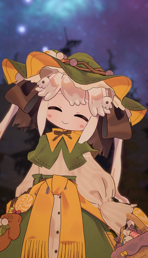 森の魔女とカブおばけ / 3D衣装