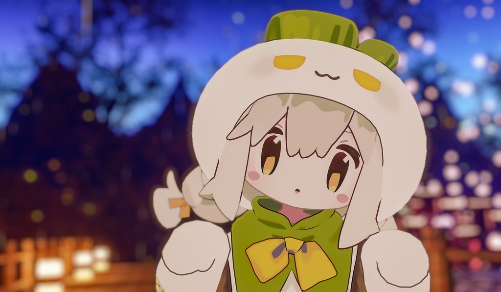 森の魔女とカブおばけ / 3D衣装