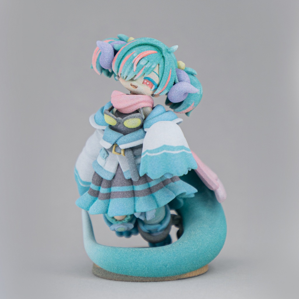 【まめふれんず】フルカラー3Dプリントフィギュア