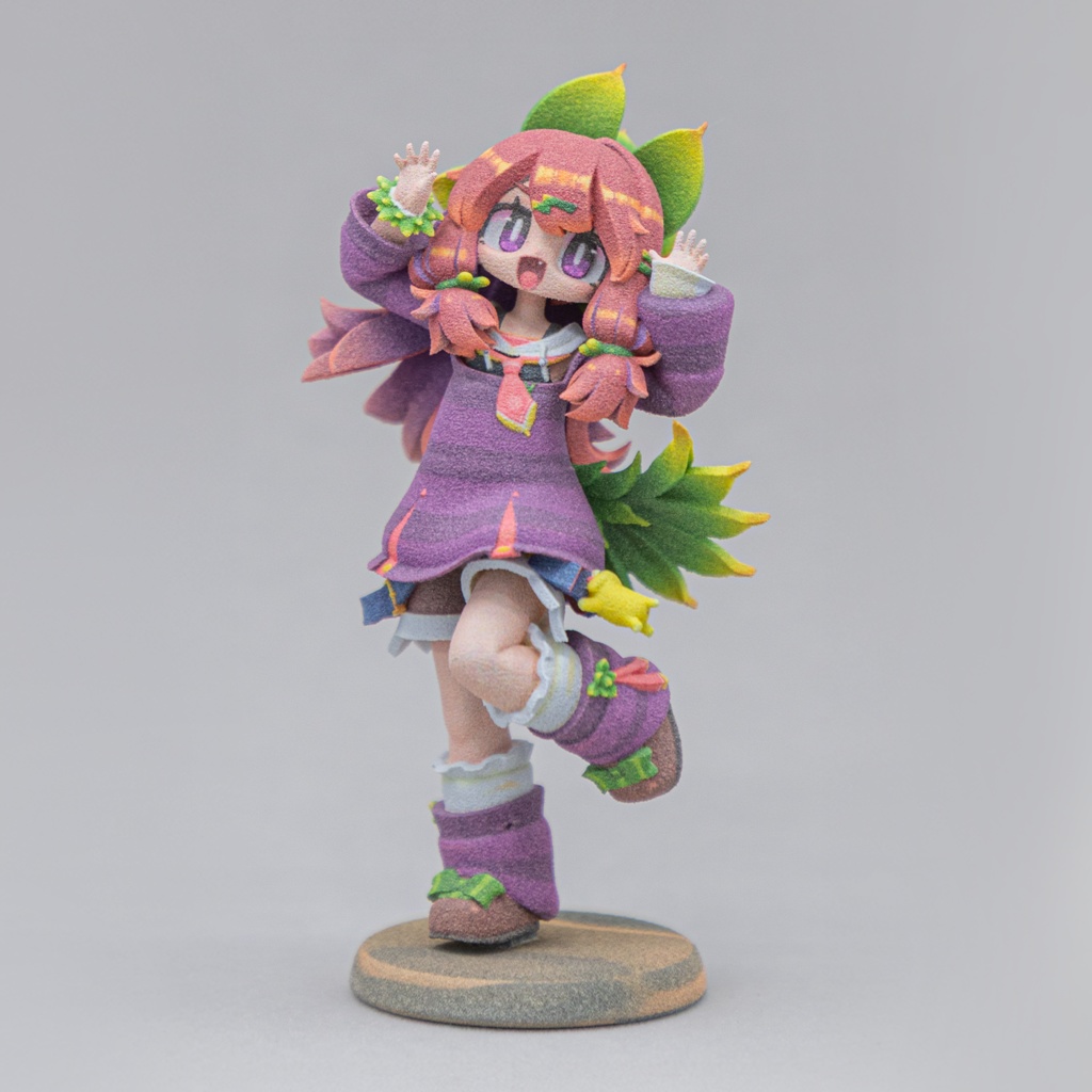 【まめふれんず】フルカラー3Dプリントフィギュア