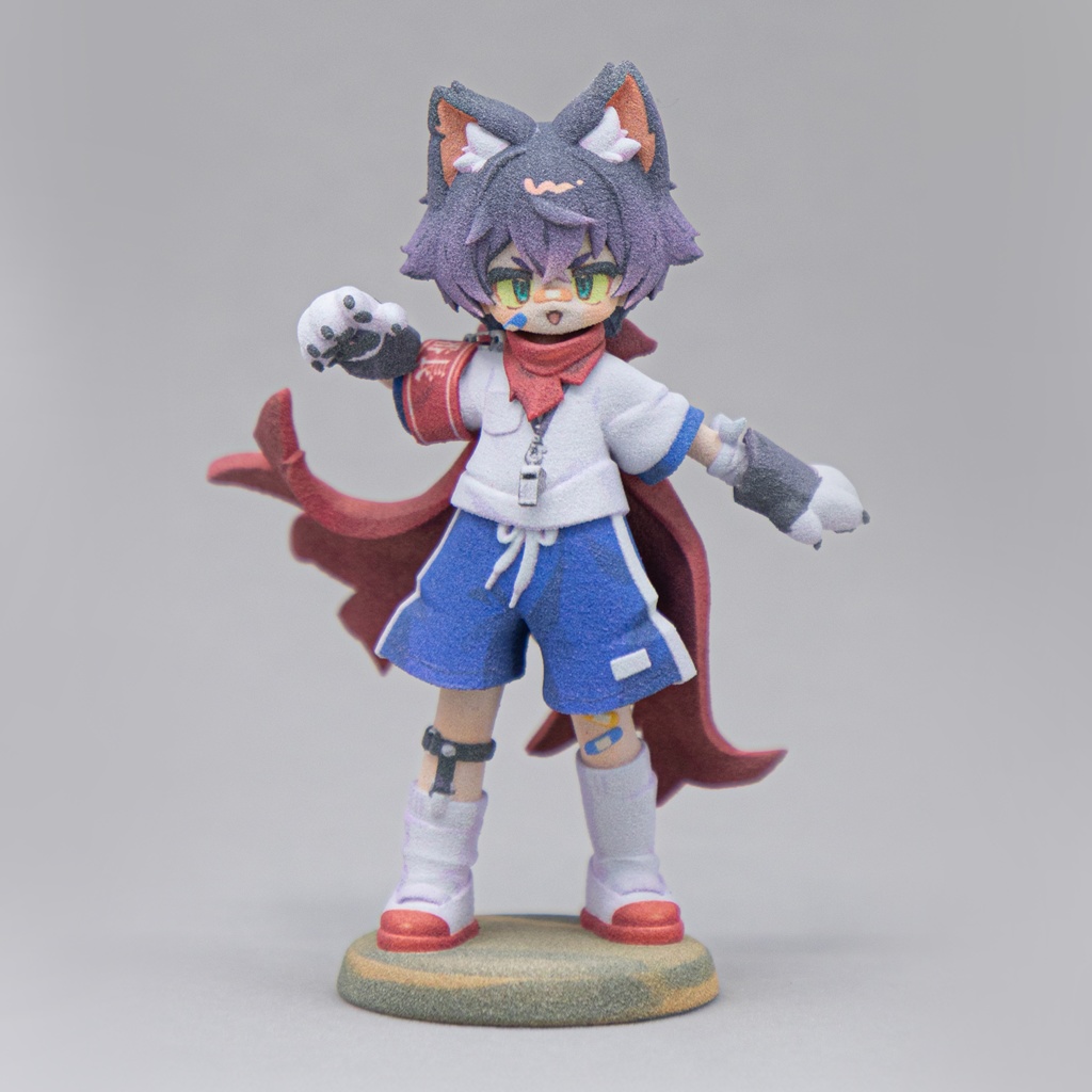【まめふれんず】フルカラー3Dプリントフィギュア