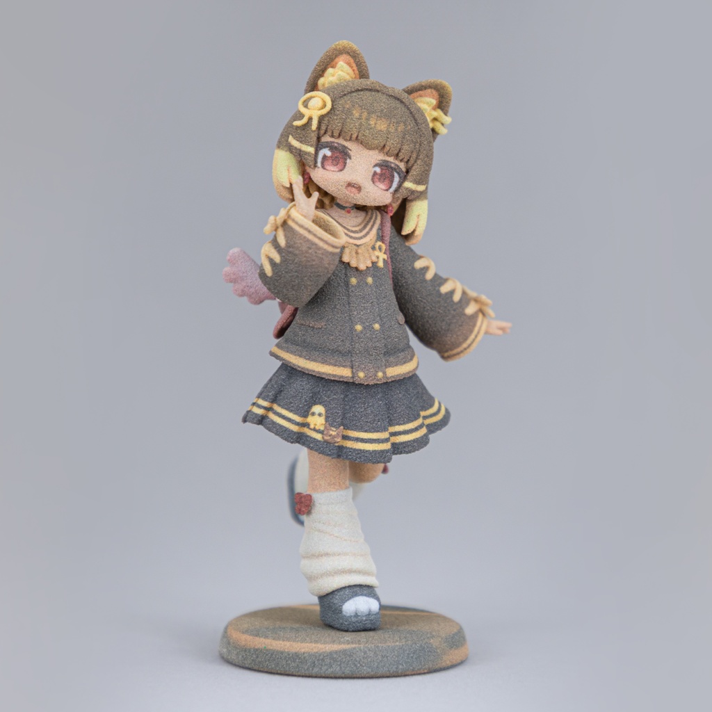 【まめふれんず】フルカラー3Dプリントフィギュア