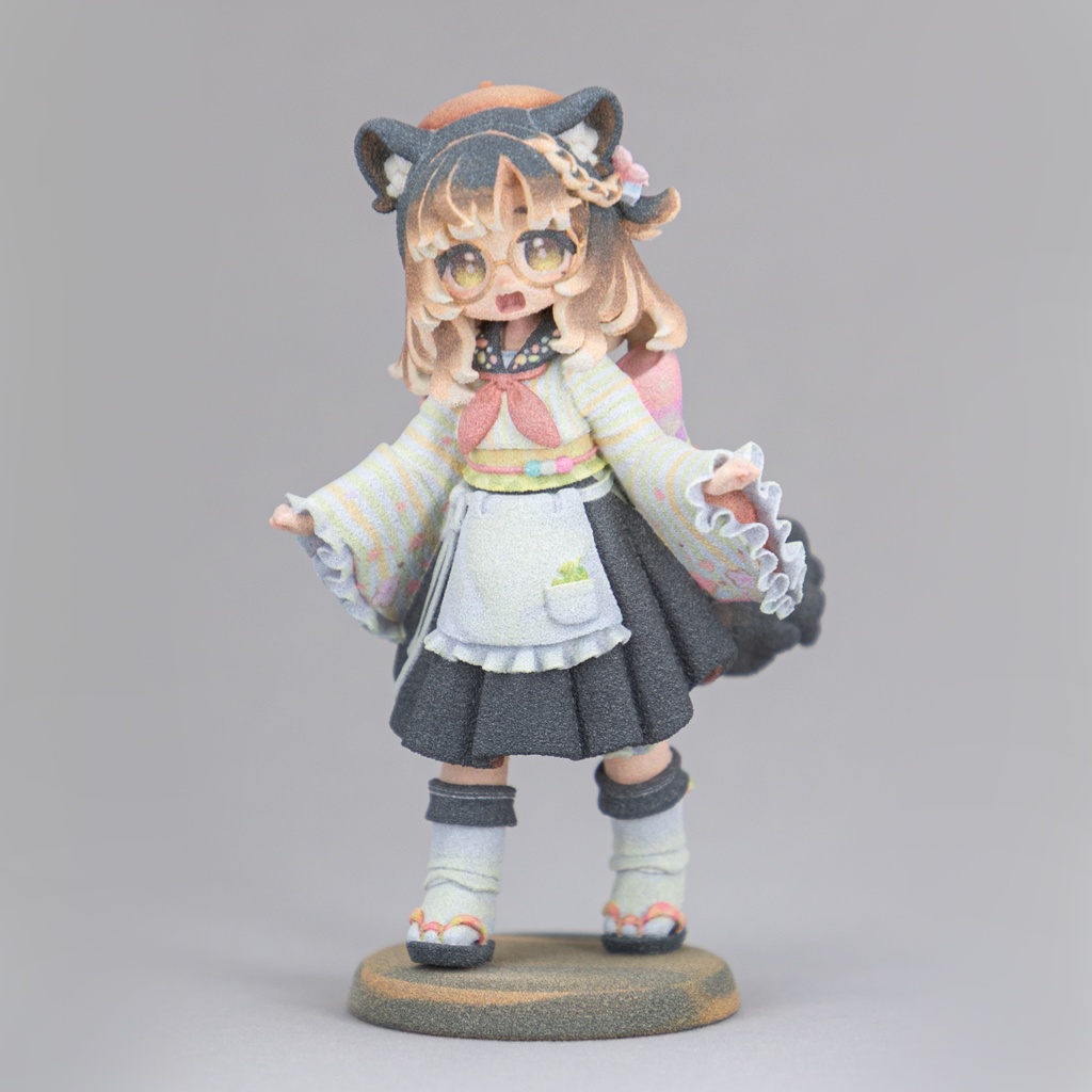 【まめふれんず】フルカラー3Dプリントフィギュア