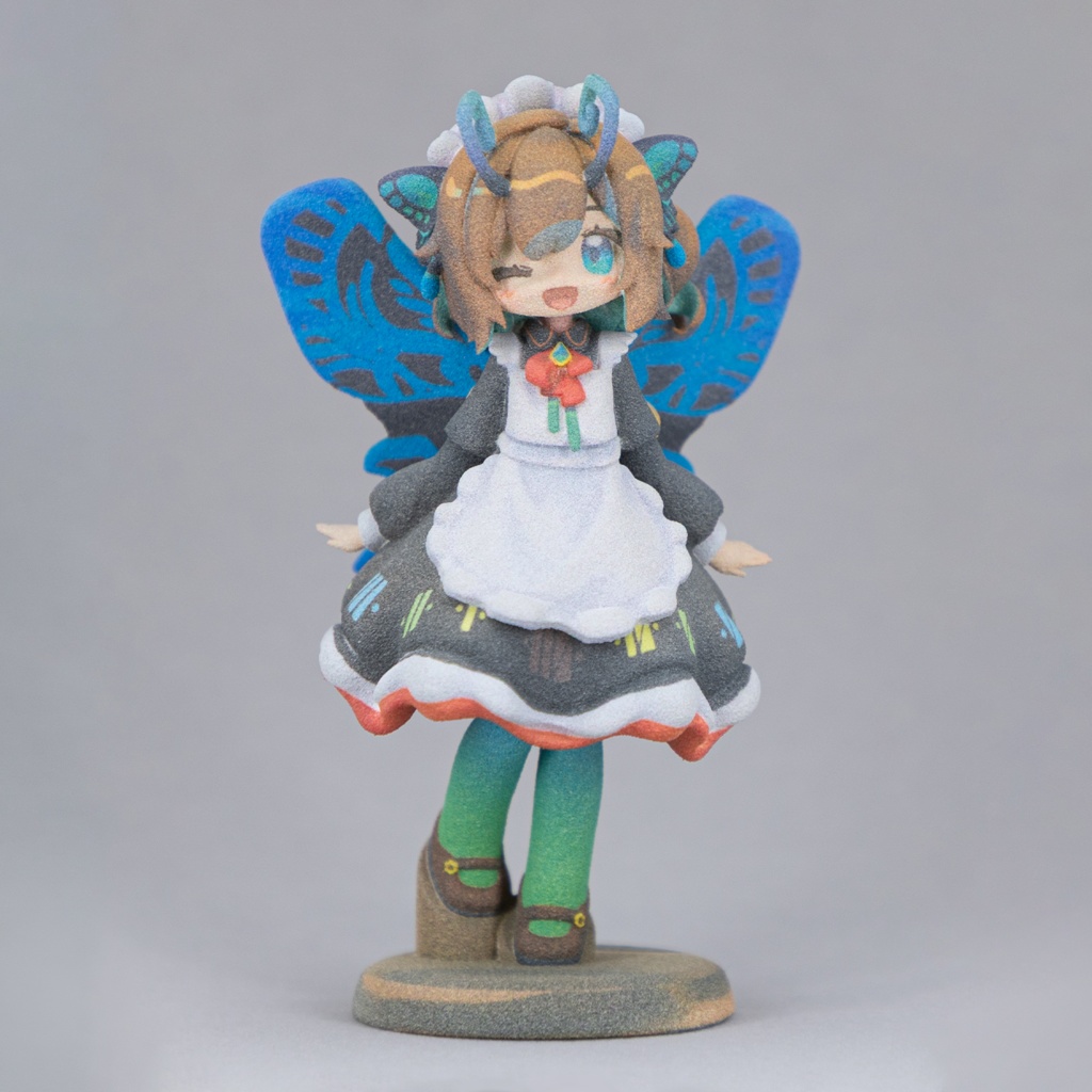 【まめふれんず】フルカラー3Dプリントフィギュア
