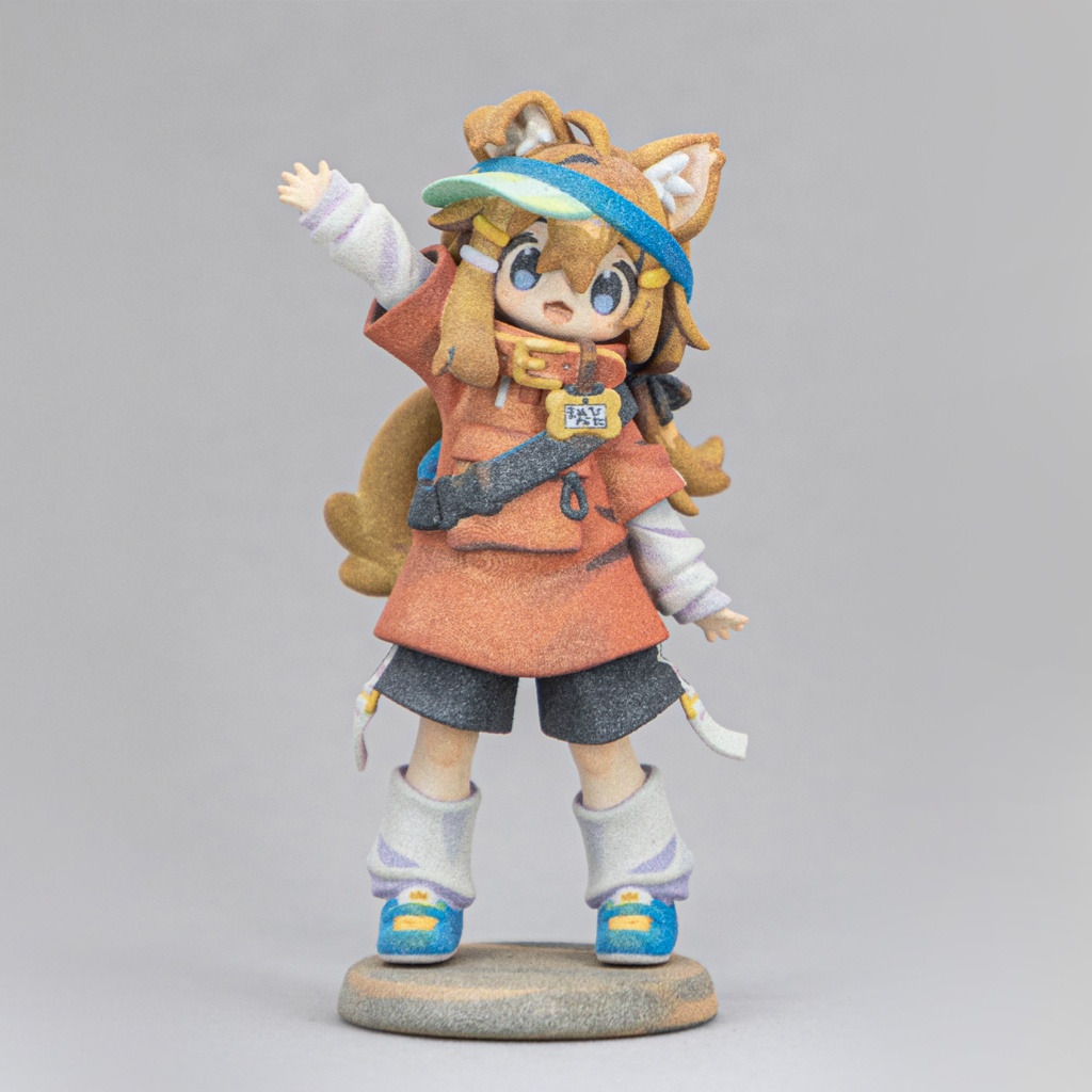 【まめふれんず】フルカラー3Dプリントフィギュア