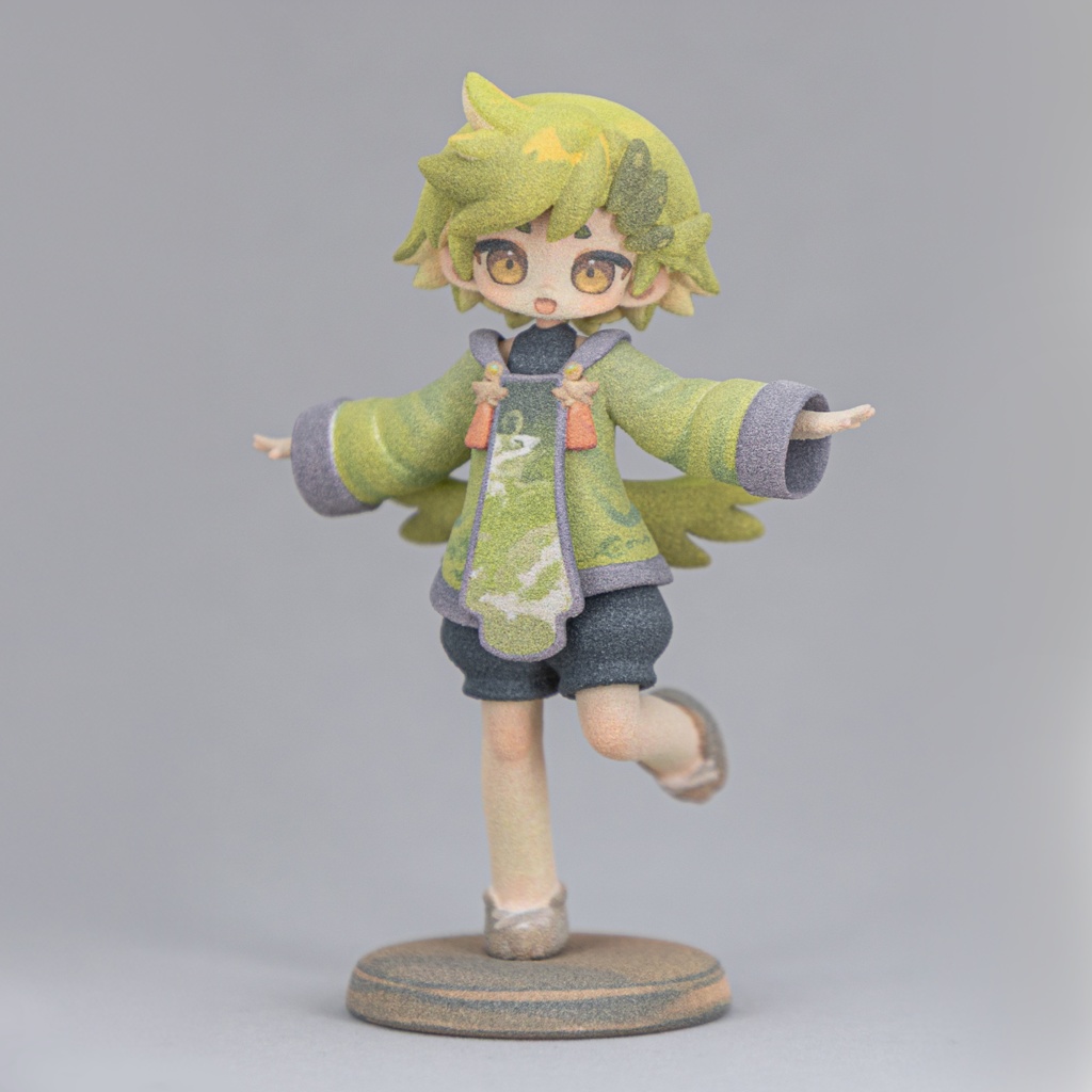 【まめふれんず】フルカラー3Dプリントフィギュア
