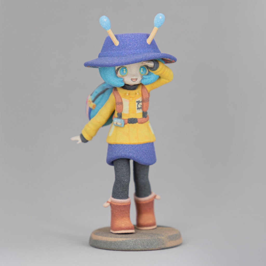 【まめふれんず】フルカラー3Dプリントフィギュア
