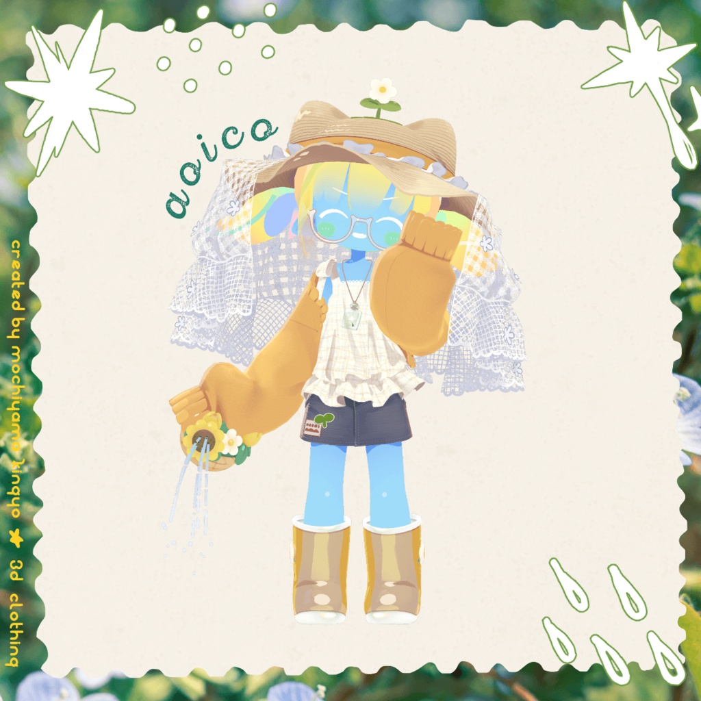 【23アバター・まめふれんず対応】LittleSummerGarden / 3D衣装