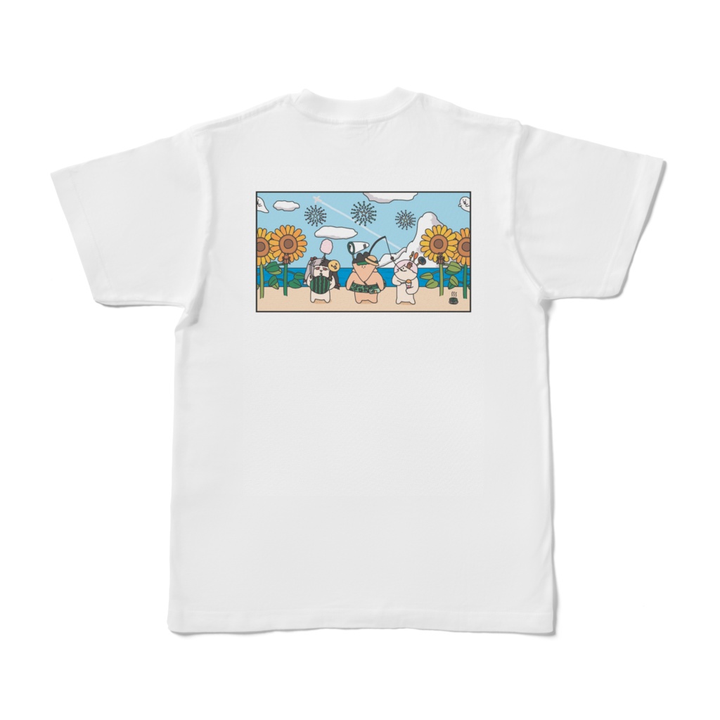 にじレジ(株)が夏を満喫するTシャツ