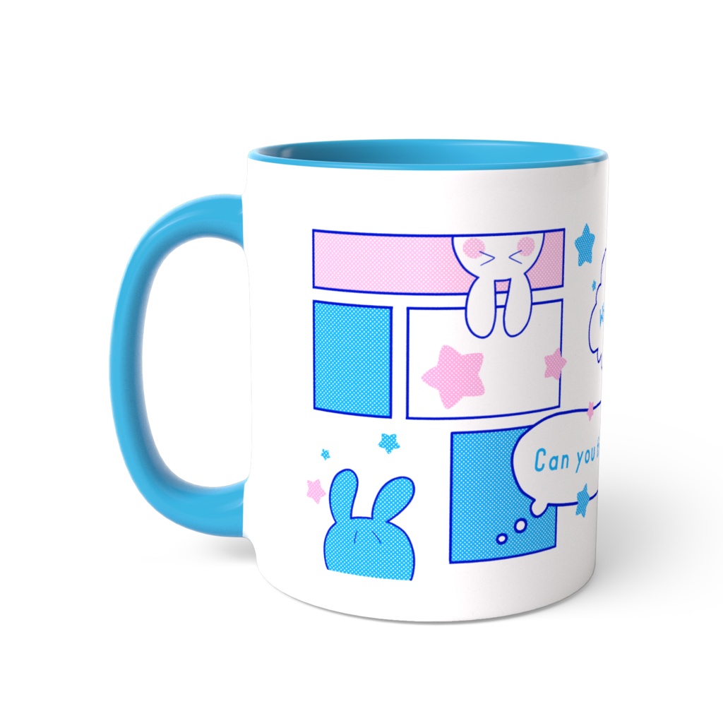 描き下ろしツートンカラーマグカップ【かくれんぼ】