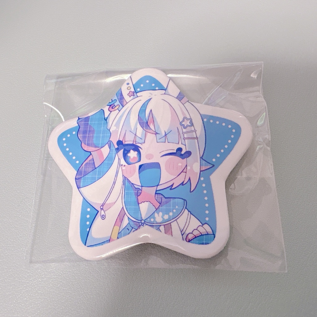 星型缶バッジ