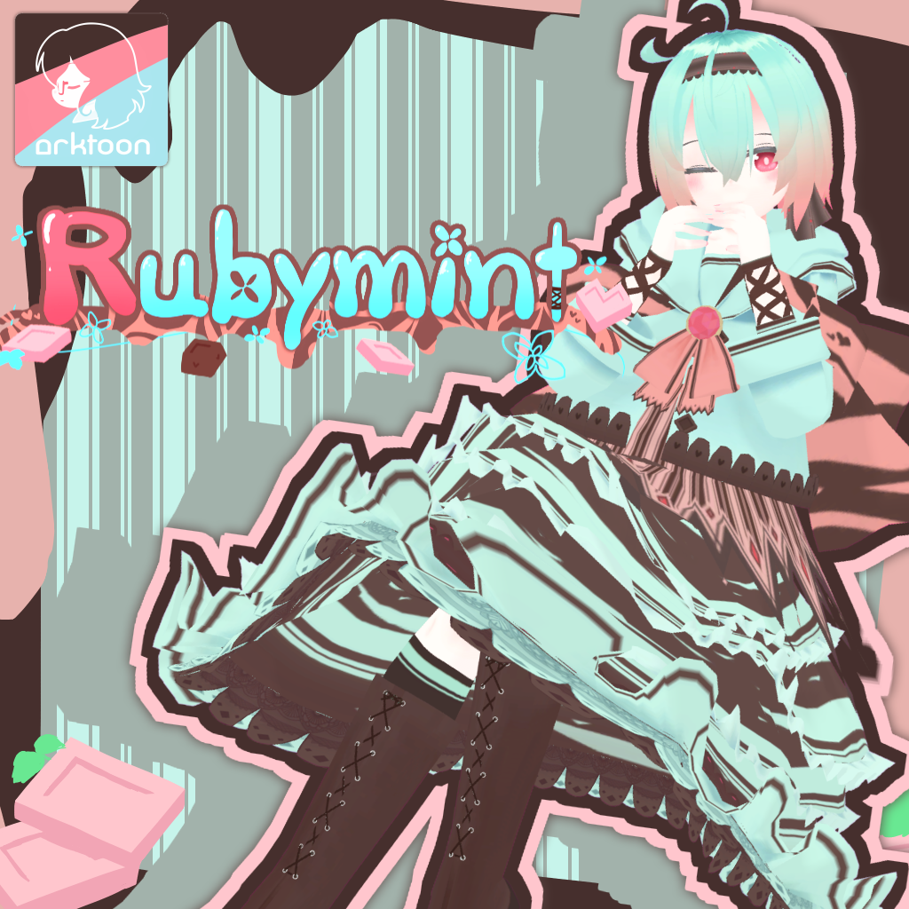 オリジナル3Dモデル『ルビーミント』ver1.0