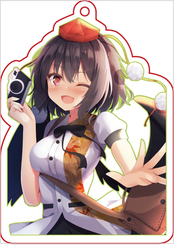 東方Project 射命丸文 アクリルキーホルダー(ぱいそんきっど)