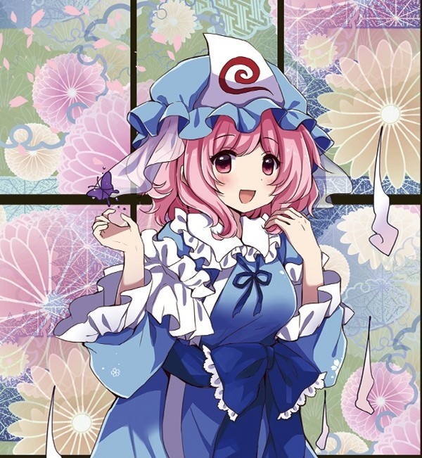 東方Project 西行寺幽々子 ステッカー(ぱいそんきっど)