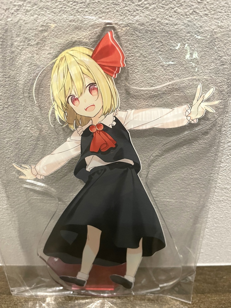 新品未開封 東方Project ルーミアモデルバックパック 特典アクスタ付き 喰われないよう注意⁉︎『東方Project』から赤とゴールドのラインが