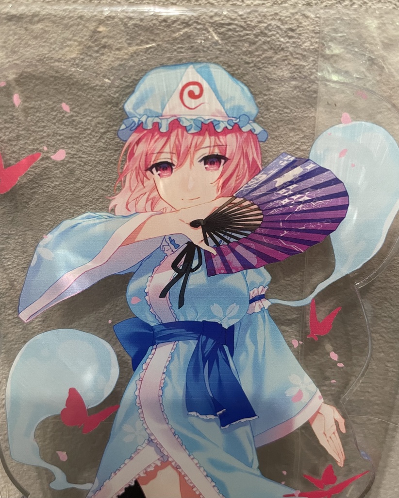 東方Project 西行寺幽々子 アクリルフィギュア(すなめりドリル)